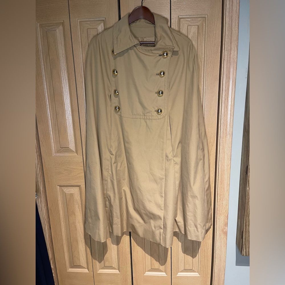 Vintage Naman cape trench rain jacket